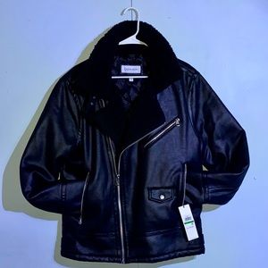Calvin Klein Faux Shearling Jacket.